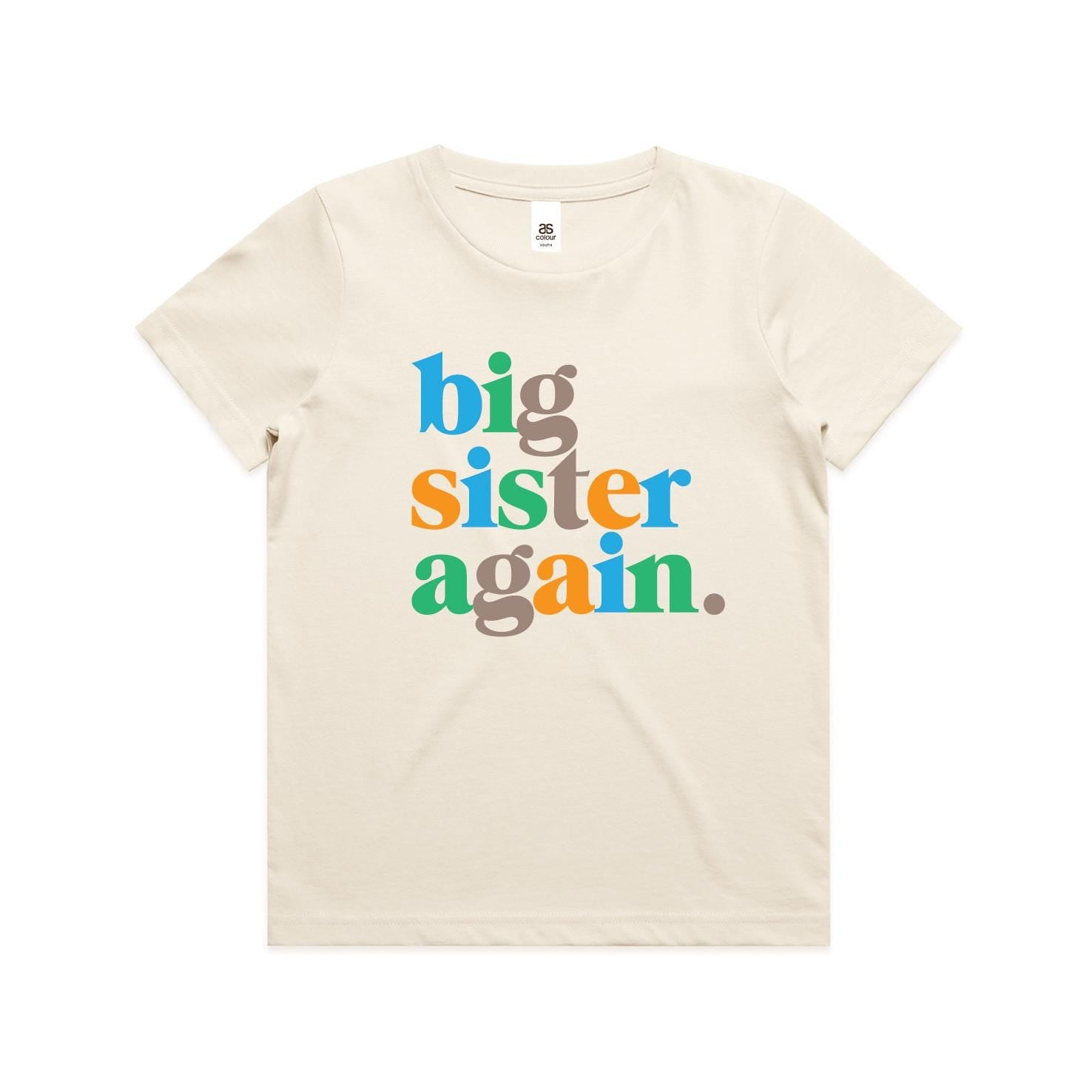Big Sister Again T-Shirt, More Colours, I'm Going To Be A Big Sister Again T-Shirt, Pregnancy Announcement