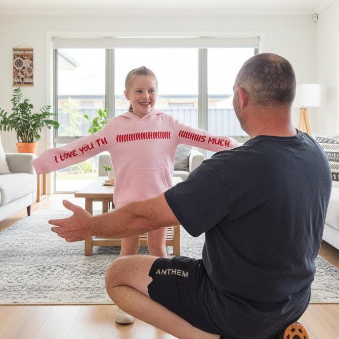 Australian Exclusive: I Love You This Much Hoodie, More Colours, Mother's Day Hoodie, Father's Day Hoodie, Sleeve Print