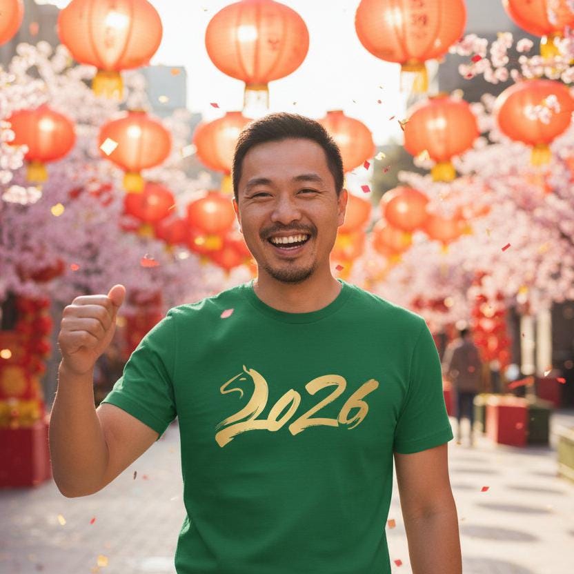 Year Of The Horse T-Shirt Or Bodysuit, More Colours, Chinese New Year Celebrations