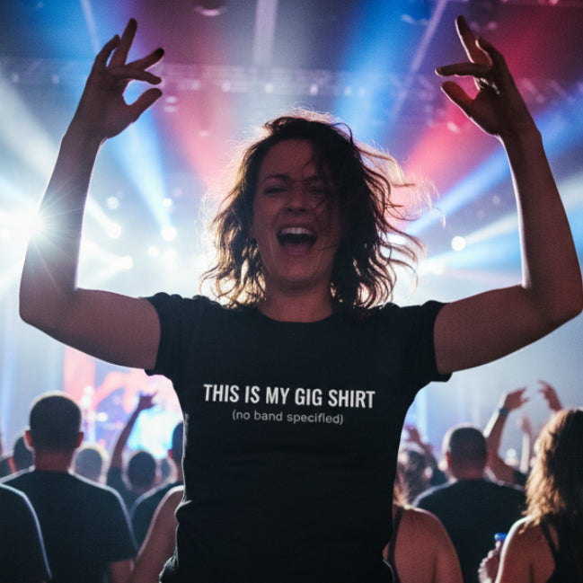 This Is My Gig Shirt (no band specified), Funny Concert Tour Tee, Merchandise T-Shirt, Lots of Colours & Sizes