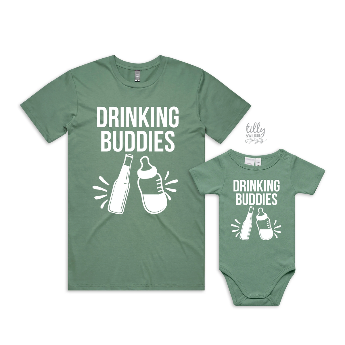 Drinking Buddies Beer &amp; Bottle (MORE COLOURS &amp; STYLES)