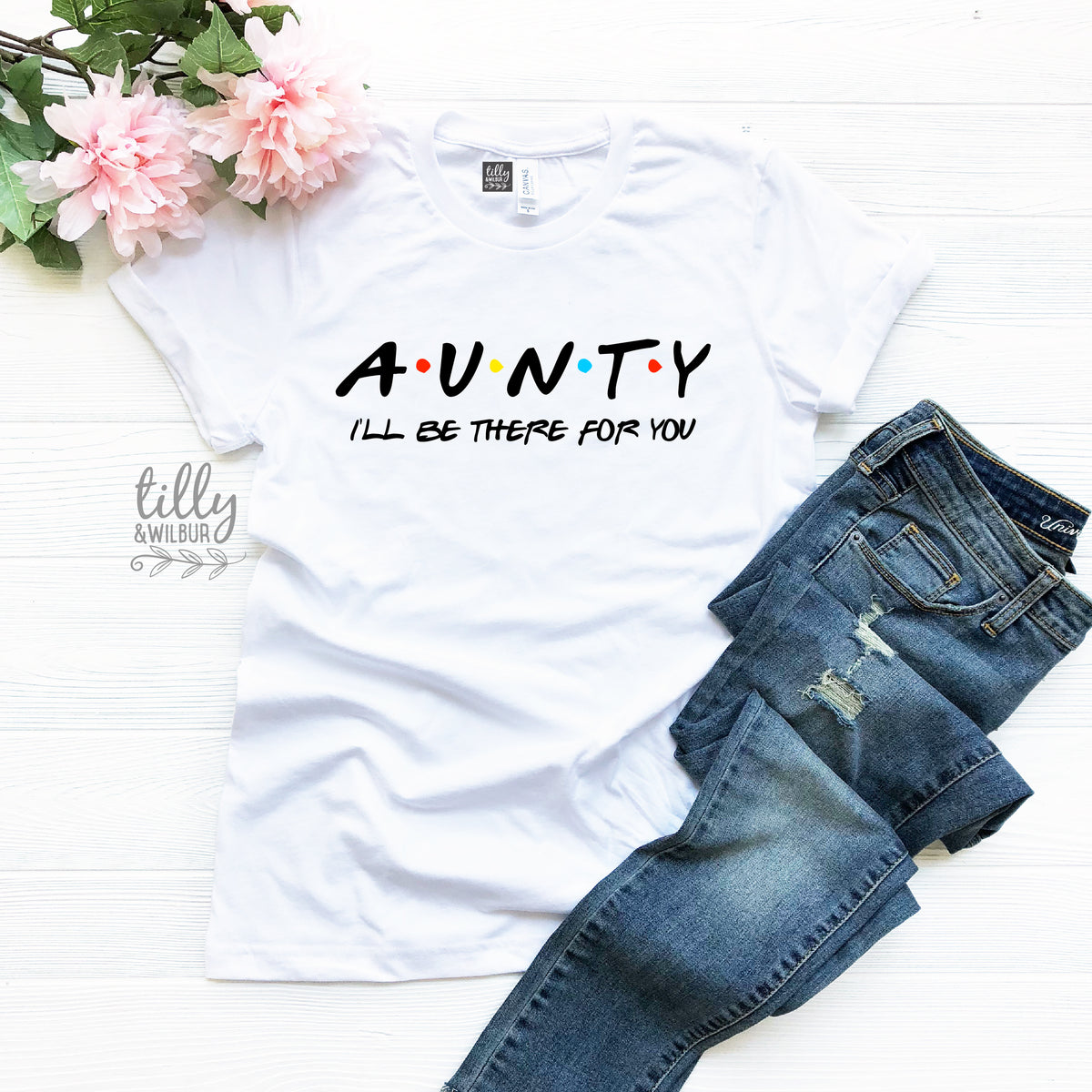 Friends Inspired Aunty T-Shirt