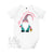 Personalised Girls 1st Christmas Gnome Bodysuit