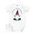 Personalised Boys 1st Christmas Gnome Bodysuit