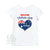 Personalised Happy Australia Day Girl's T-Shirt