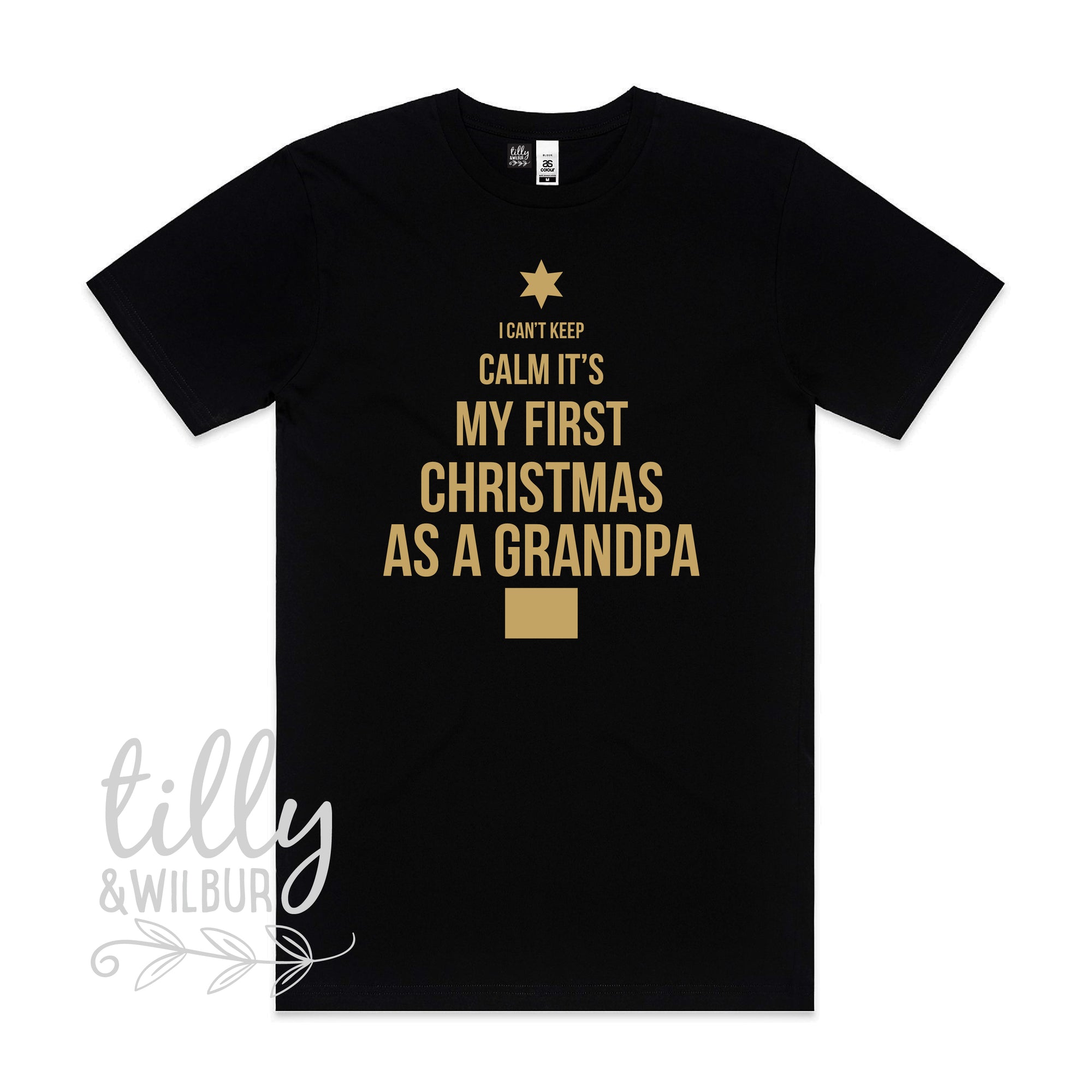 I Can't Keep Calm It's My First Christmas As A Grandpa