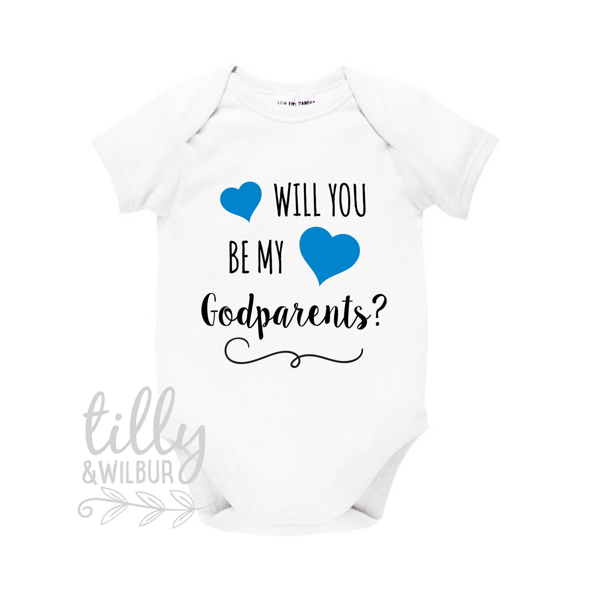 Will You Be My Godparents? Baby Bodysuit, Baptism Outfit, Godparents Bodysuit, Pregnancy Announcement Romper, Godparent Invitation, U-W-BS