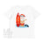 Surfing Santa Personalised Christmas T-Shirt, Aussie Xmas, Australian Summer Xmas, Beach Santa With Surf Board, Christmas Overseas, Boys Tee