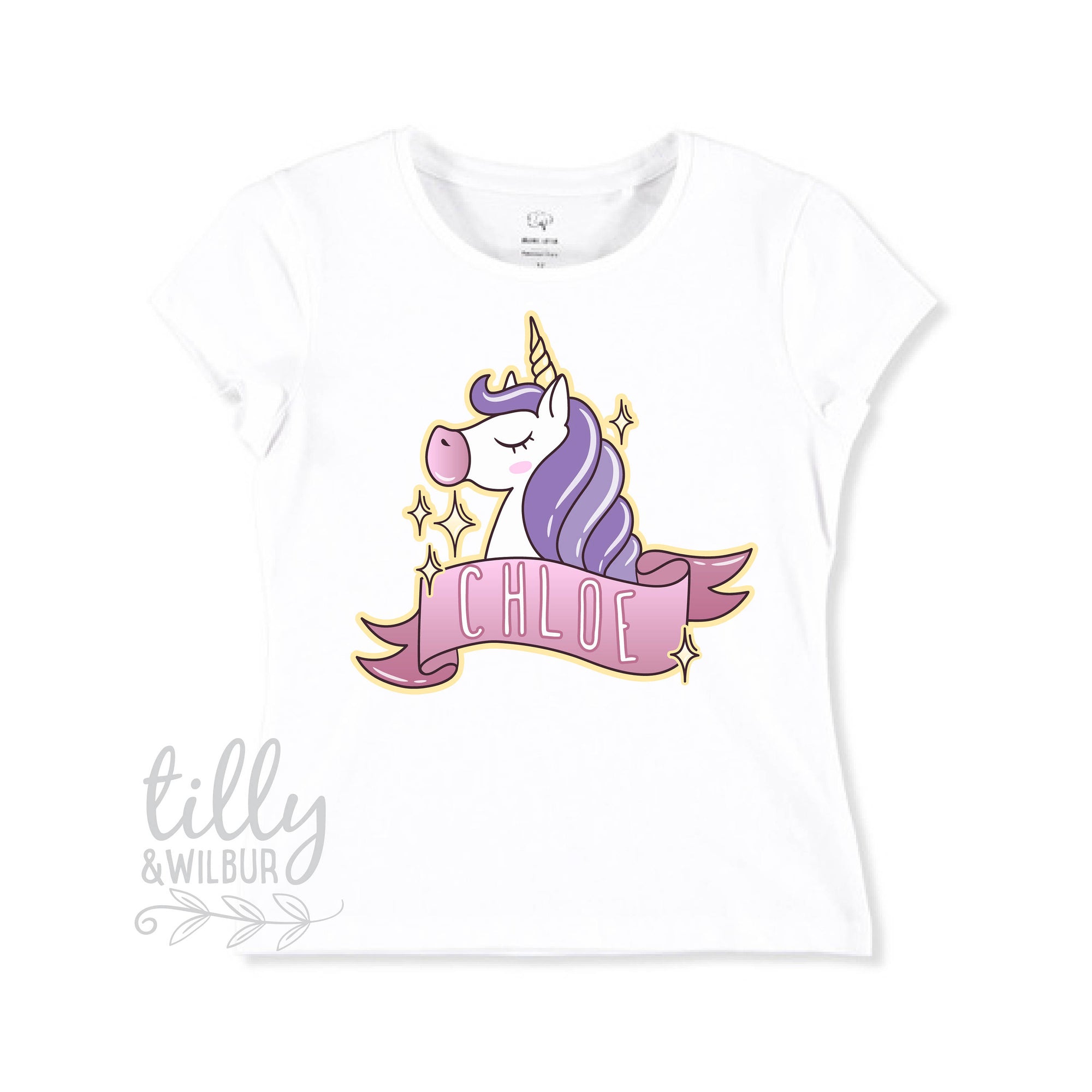 Personalised Unicorn T-Shirt For Girls, Girls Unicorn Tee, Unicorn, Unicorns Do Exist, Unicorn Shirt, Unicorn Gift, Unicorn Party G-W-SS-T