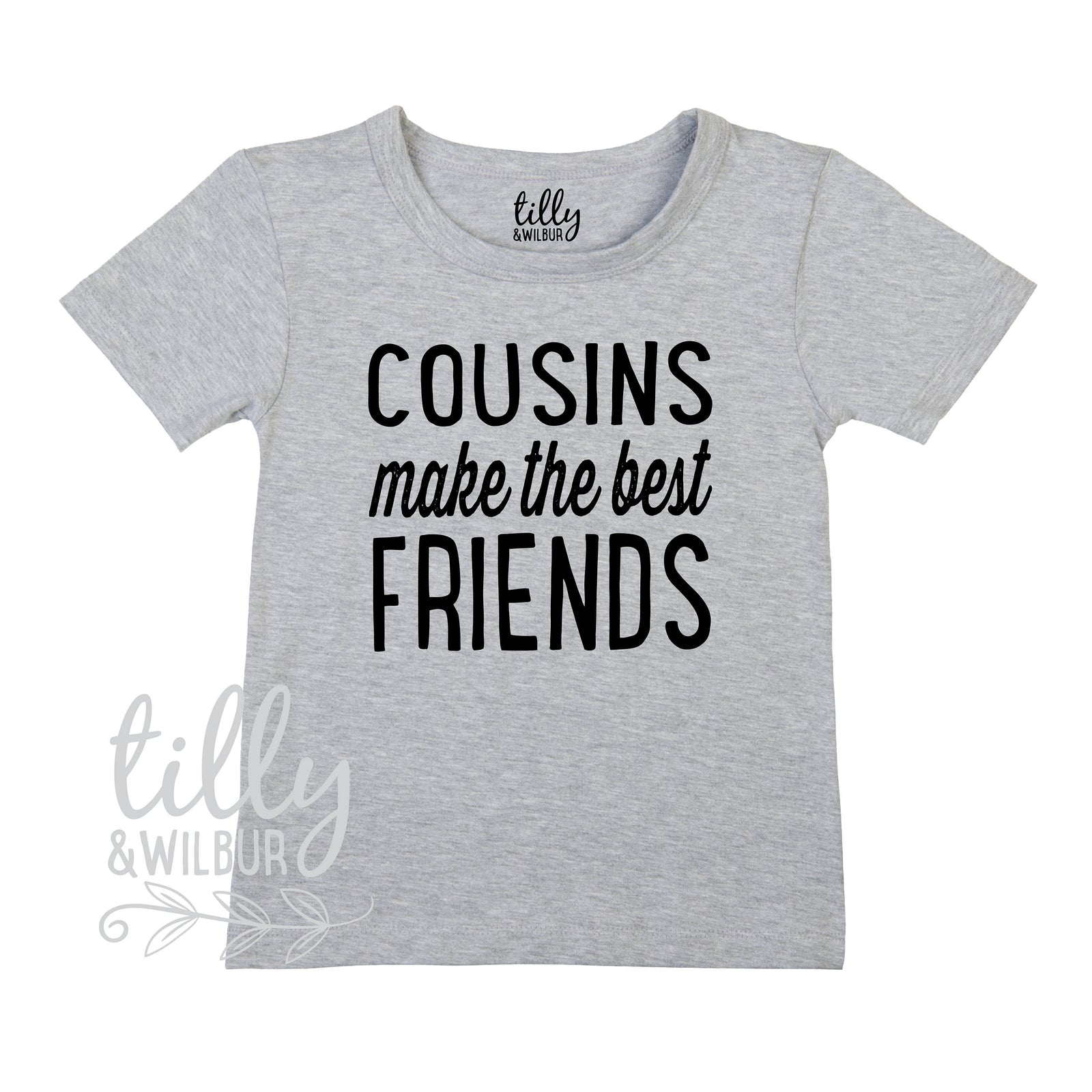 Cousins Make The Best Friends T-Shirt For Boys & Girls, Pregnancy Announcement Gift, Family Announcement T-Shirt, Unisex Cousin Shirt