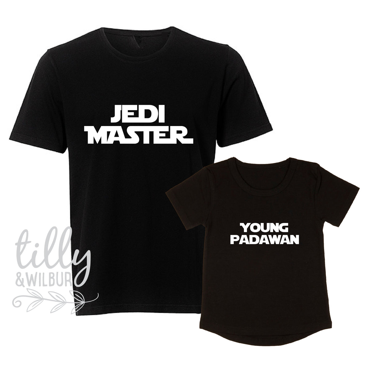 Jedi Master and Young Padawan Father Son Matching Shirts, Matching Dad Baby, Matchy Matchy, Sibling Set, Father&#39;s Day Gift, Christmas Gift