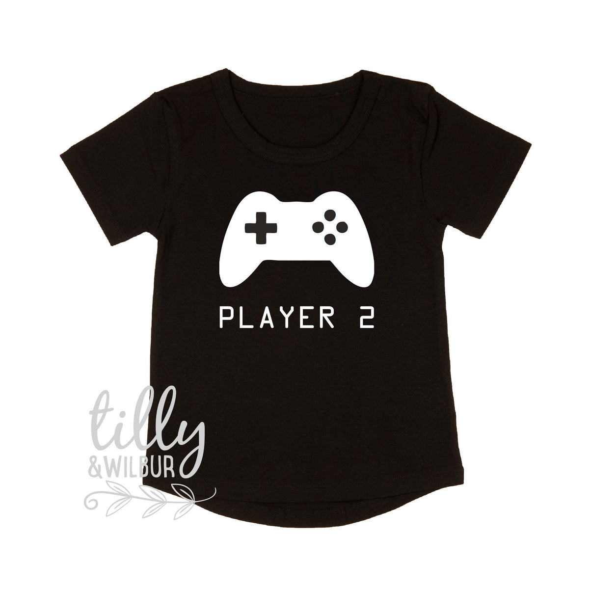 Player 2 T-Shirt, Player 1 Player 2, Father Son Matching Shirts, Matching Dad Baby, Sibling Set, Gaming, Father&#39;s Day Gift, Christmas Gift