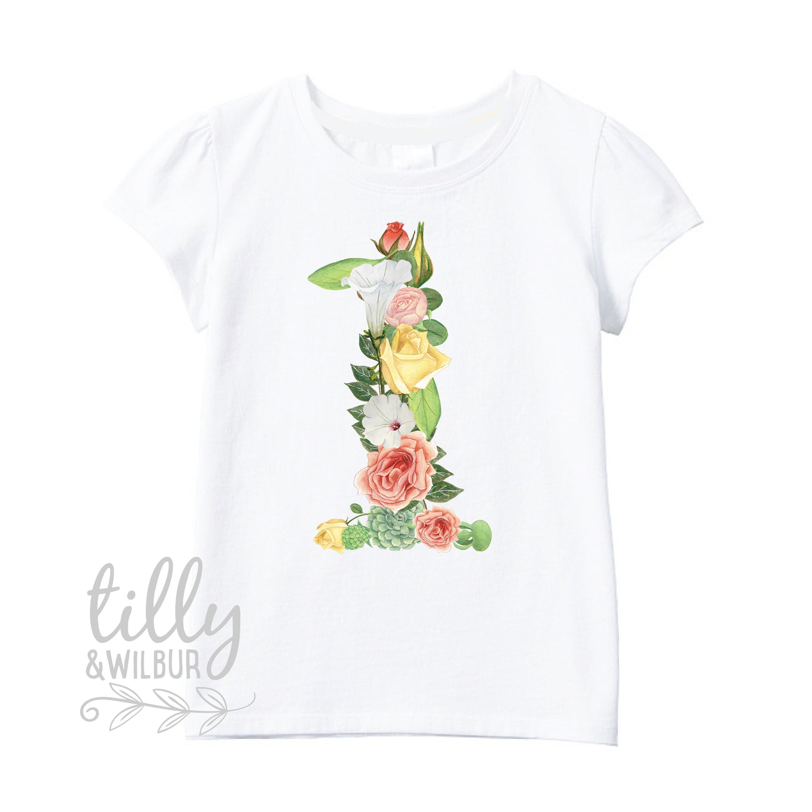 One Year Old Birthday Girl Outfit, First Birthday, First Birthday Outfit Girl, 1st Birthday, I Am One Girl, Birthday Girl, Floral Number One