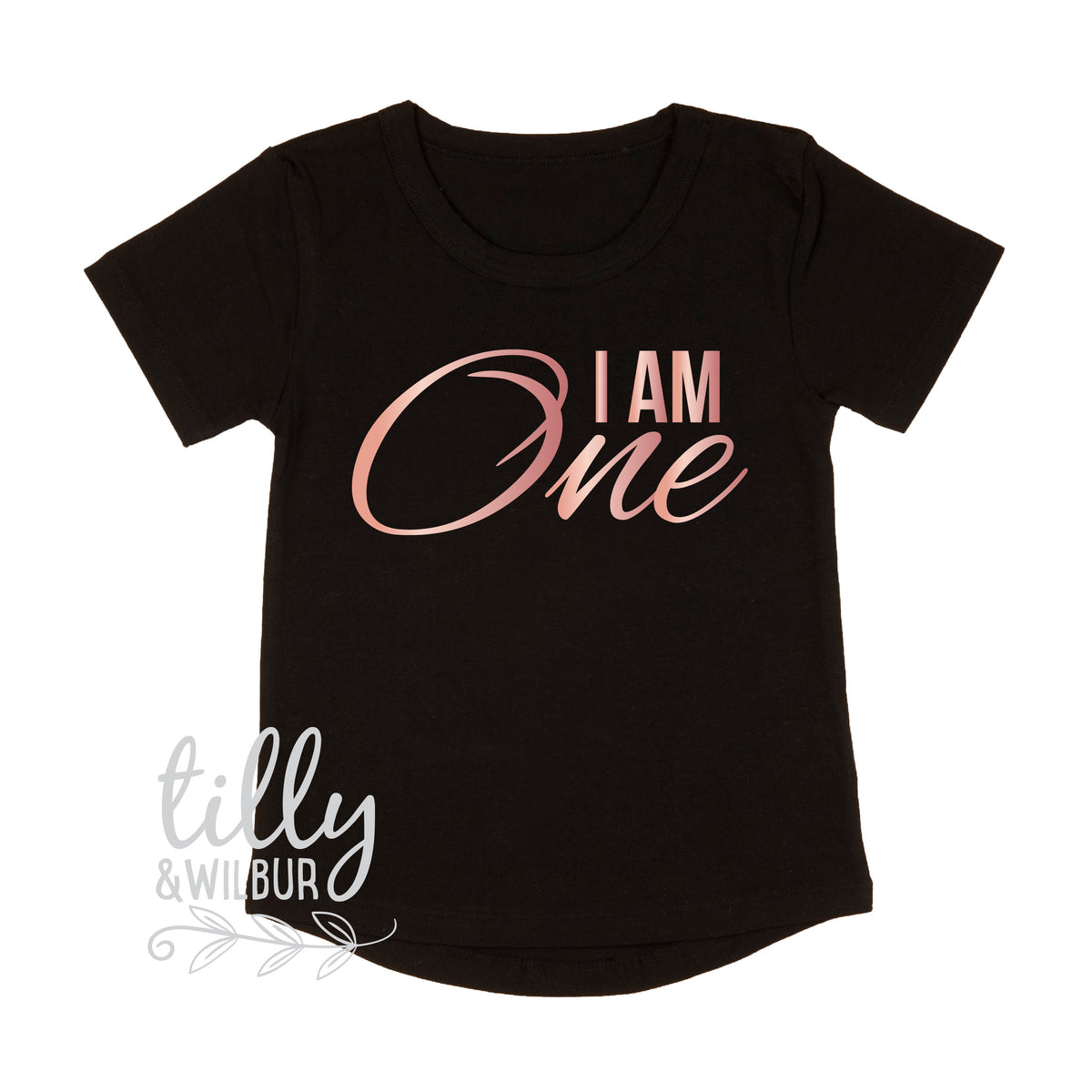 I Am One Birthday T-Shirt For Girl, Girls 1st Birthday Outfit, Girls Birthday Party, Baby Birthday Gift, Baby&#39;s First Birthday, Cake Smash