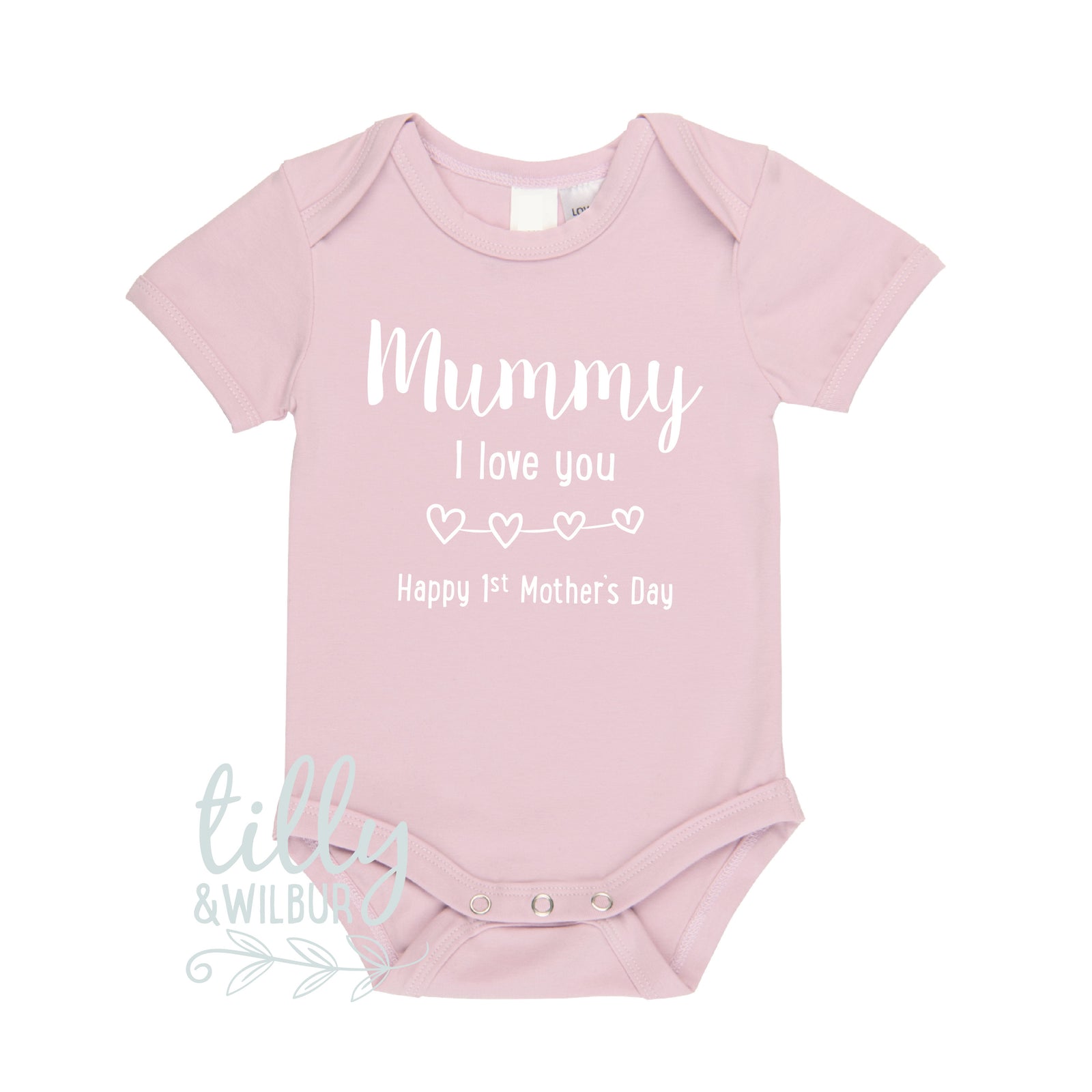 Mummy I Love You Happy 1st Mother's Day, Mother's Day Baby Bodysuit, First Mother's Day Outfit, Happy 1st Mothers Day, Baby Gift For Mummy
