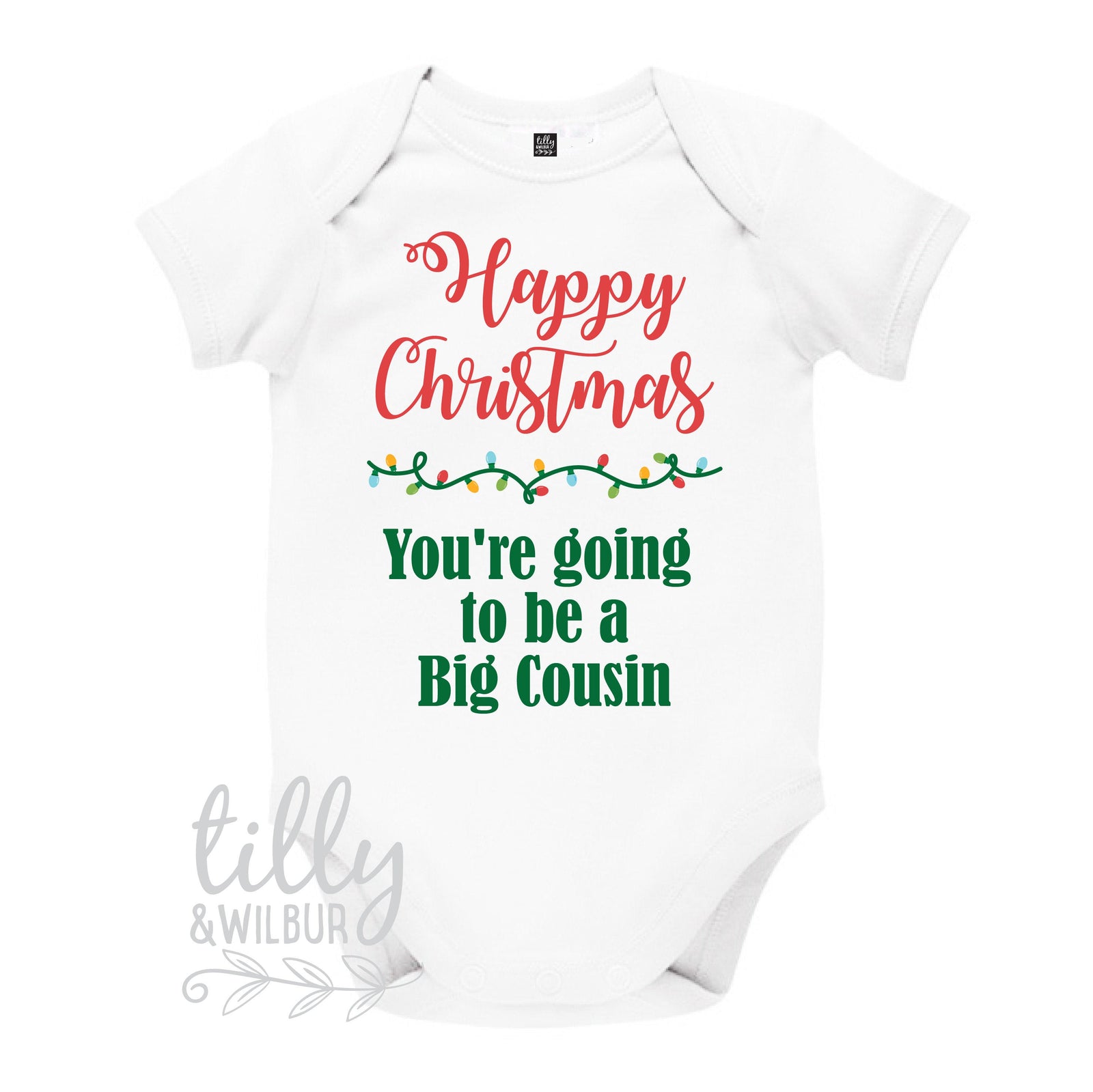 Happy Christmas You're Going To Be A Big Cousin, Big Cousin Announcement, Pregnancy Announcement, Baby Announcement, Cousin Announcement