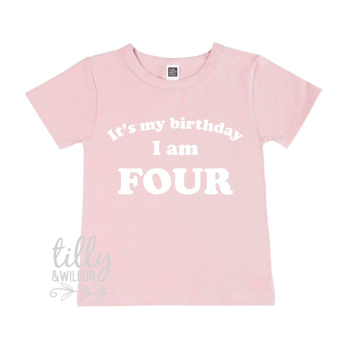It&amp;#39;s My Birthday I Am Four T-Shirt, I am Four Shirt, 4th Birthday T-Shirt, Fourth Birthday T-Shirt, Four Today, 4 Today, Birthday Girl Shirt