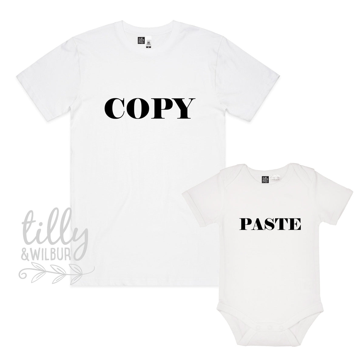 Copy Paste Father Son Matching Shirts, Matching Dad And Baby, Matching Dad And Kid, Father&amp;#39;s Day Gift, Newborn Gift, New Dad, CTRL+C CTRL+V