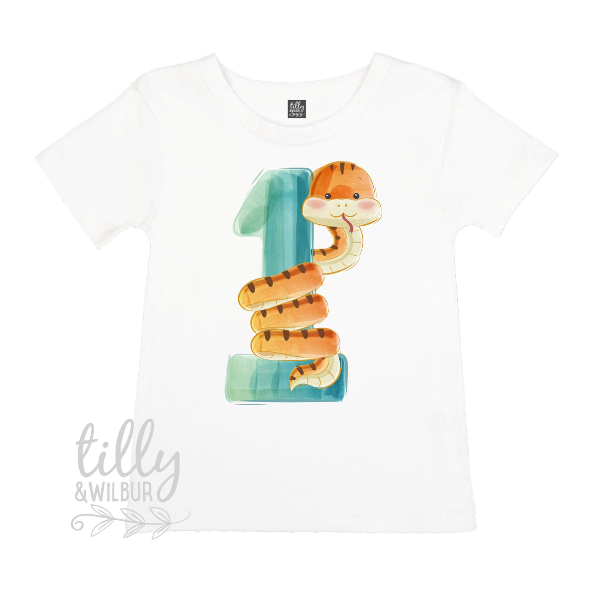 1st Birthday T-Shirt, First Birthday T-Shirt, 1st Birthday Gift, First Birthday Gift, Baby&amp;#39;s First Birthday, Baby Is One, One Today, Snake