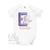 E Is For Elephant Personalised Bodysuit For Girls, Personalised Newborn Gift For Baby Girl, Personalised New Baby Gift, New Baby Girl Gift