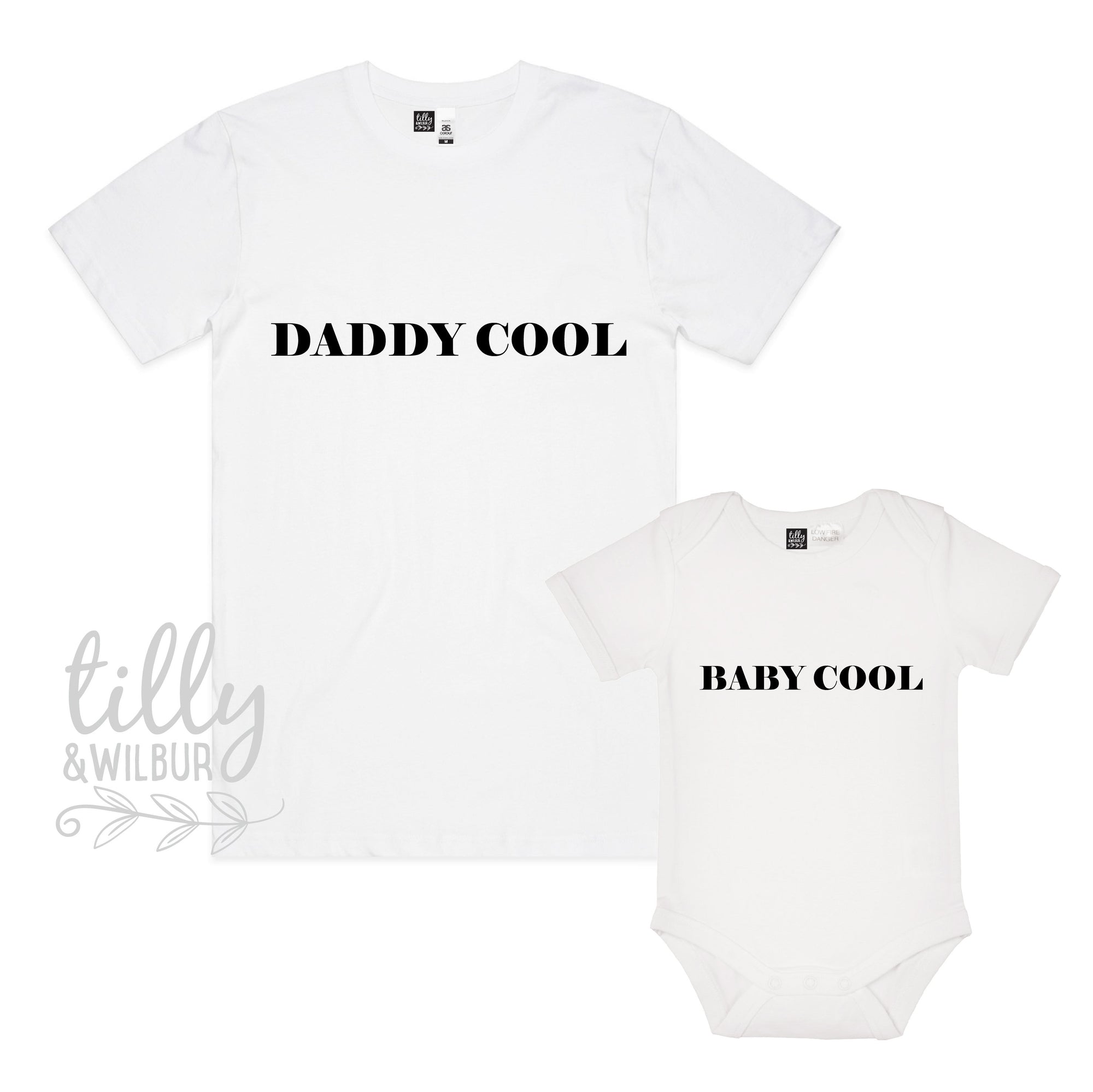 Daddy Cool Baby Cool Father Son Matching Shirts, Matching Dad And Baby, Matching Dad And Kid, Father&#39;s Day Gift, Newborn Gift, New Dad Shirt