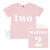 Two Personalised Girls 2nd Birthday T-Shirt