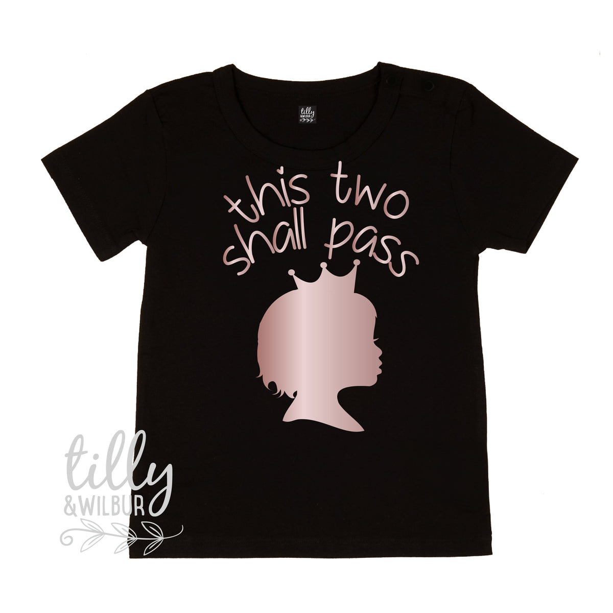 This Two Shall Pass Birthday T-Shirt, Terrible Twos Birthday T-Shirt, Two Birthday T-Shirt, 2nd Birthday Gift, Princess T-Shirt, Girls Gift