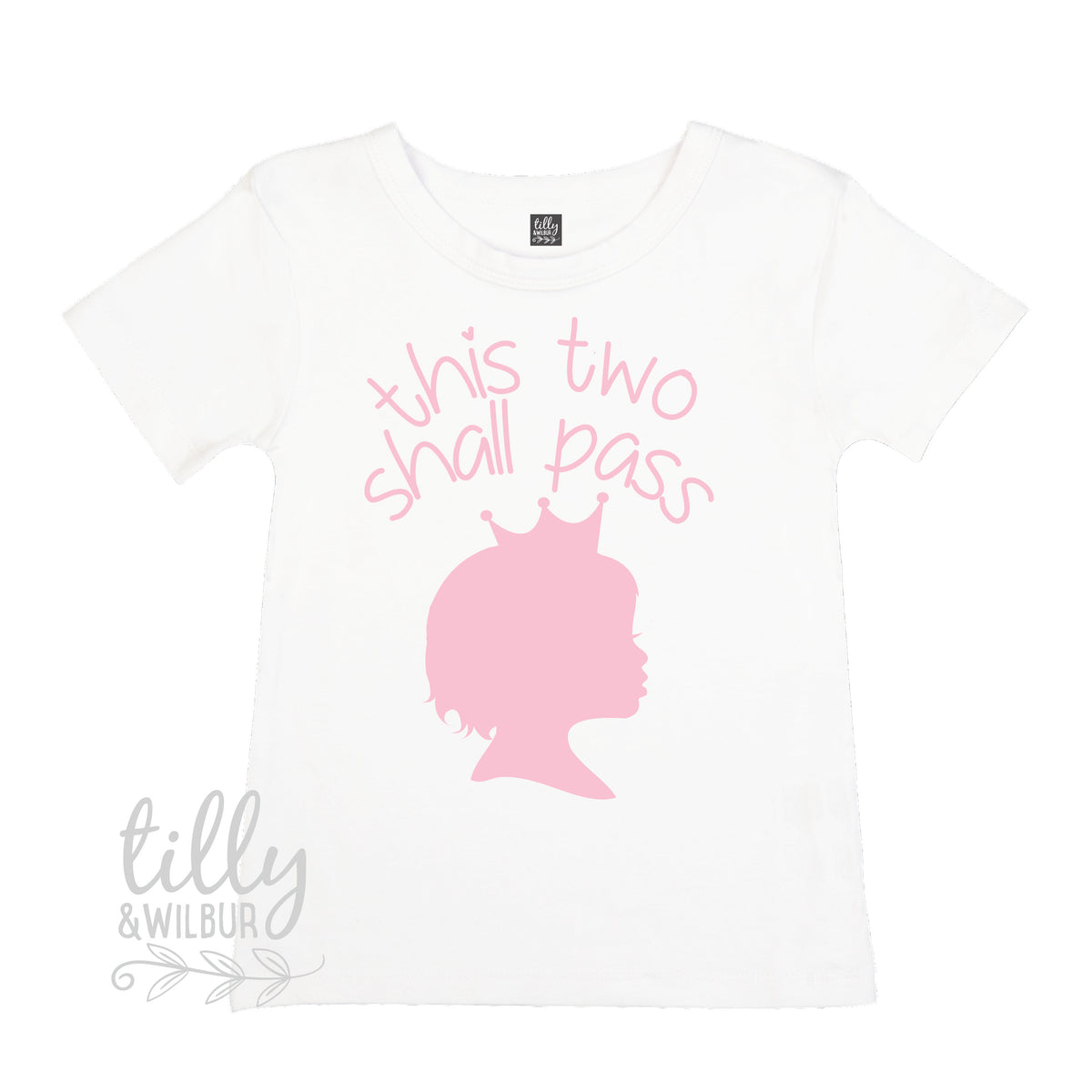 This Two Shall Pass Birthday T-Shirt, Terrible Twos Birthday T-Shirt, Two Birthday T-Shirt, 2nd Birthday Gift, Princess T-Shirt, Girls Gift