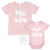 Big Sis Little Sis Set, Sister Set, Sibling Set, Newborn Baby Sister, Pregnancy Announcement, Sister Gifts, Family Tees, Big Sister Shirt