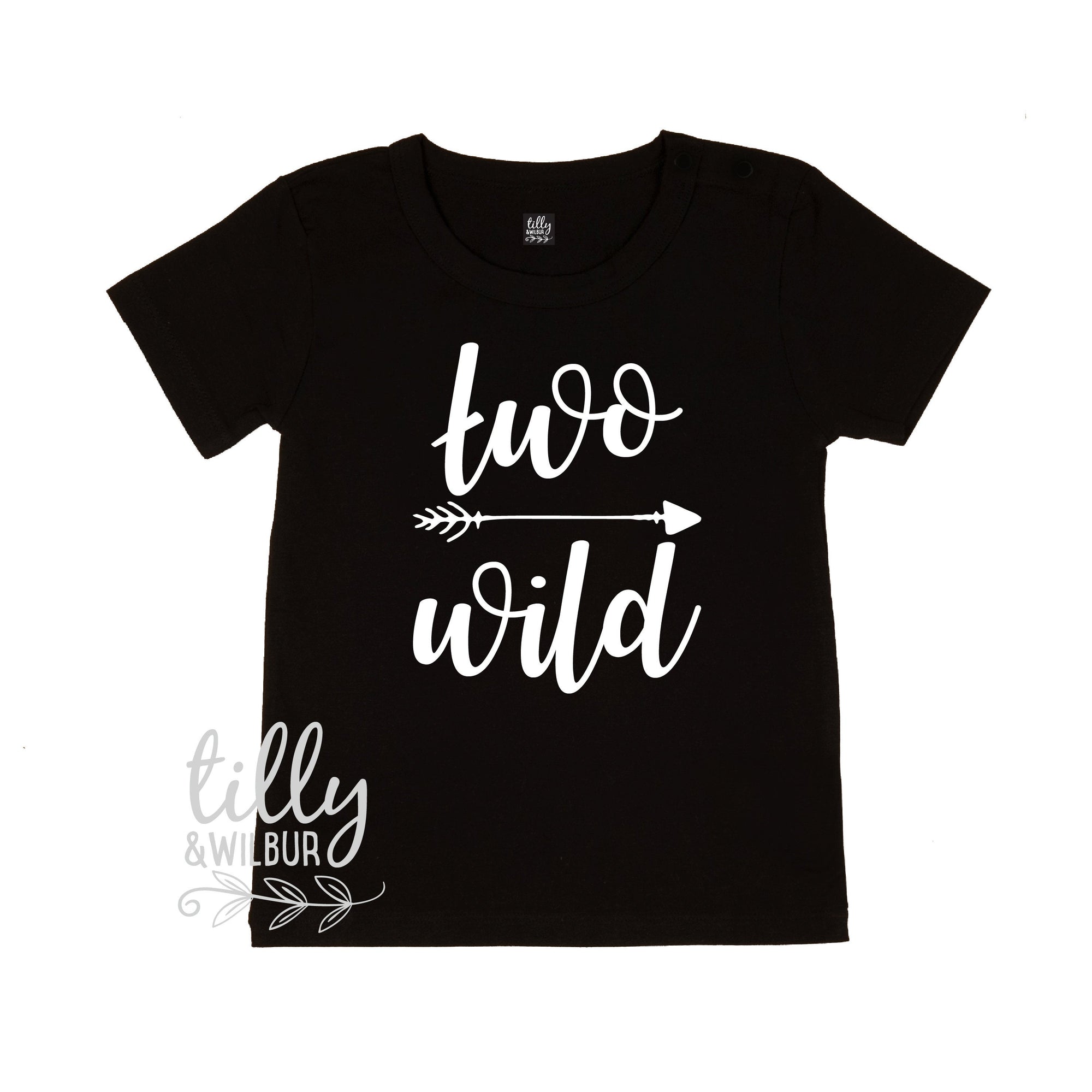 Two Wild Boys Birthday T-Shirt, Two Wild Birthday, 2 Year Old Boy, Second Birthday Gift, 2nd Birthday Present, 2nd Birthday Outfit, Boy 2