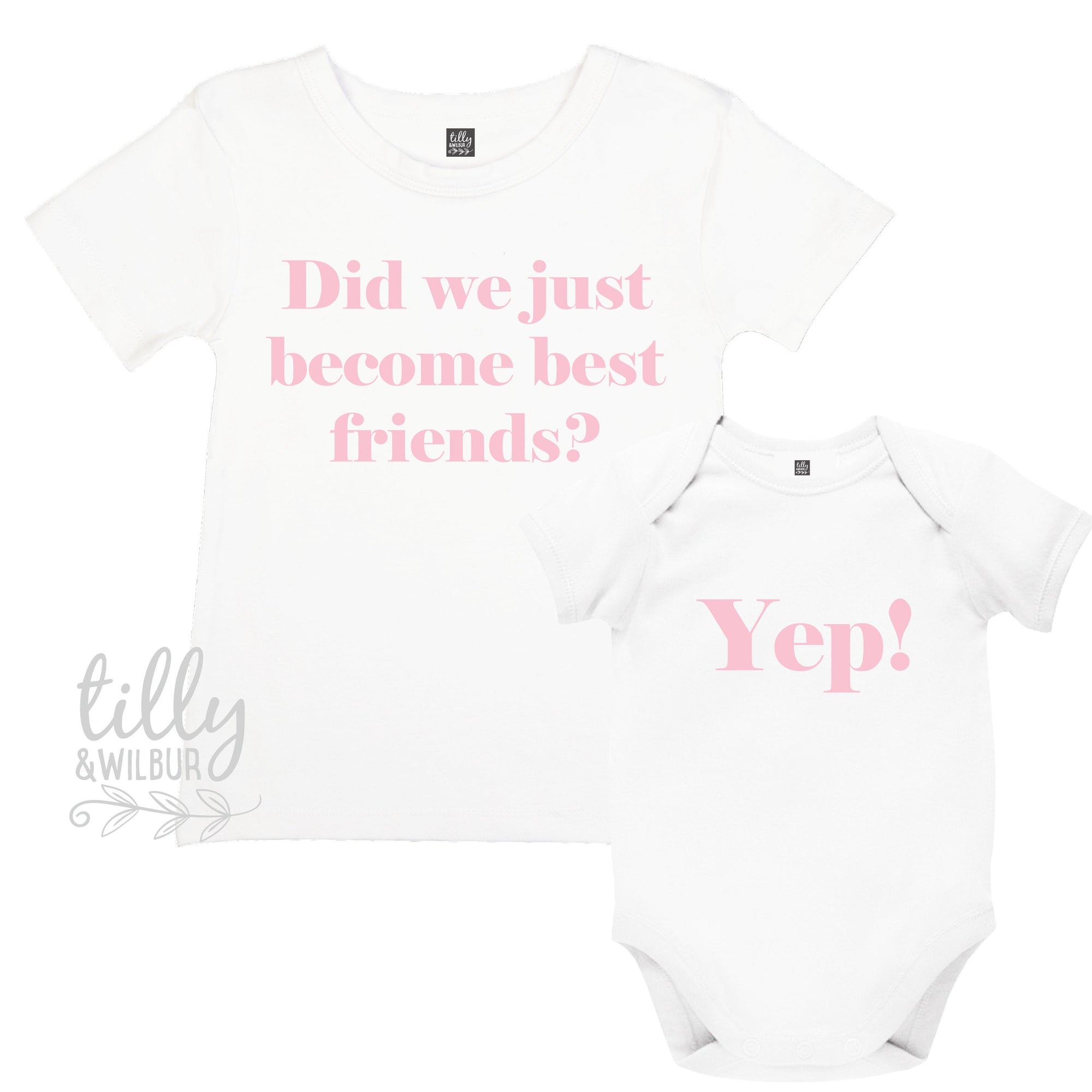 Did We just Become Best Friends? Yep! New Baby Sister Set, Big Sister Little Sister Set, New Sibling, New Cousin, Cousin Set, Best Friends