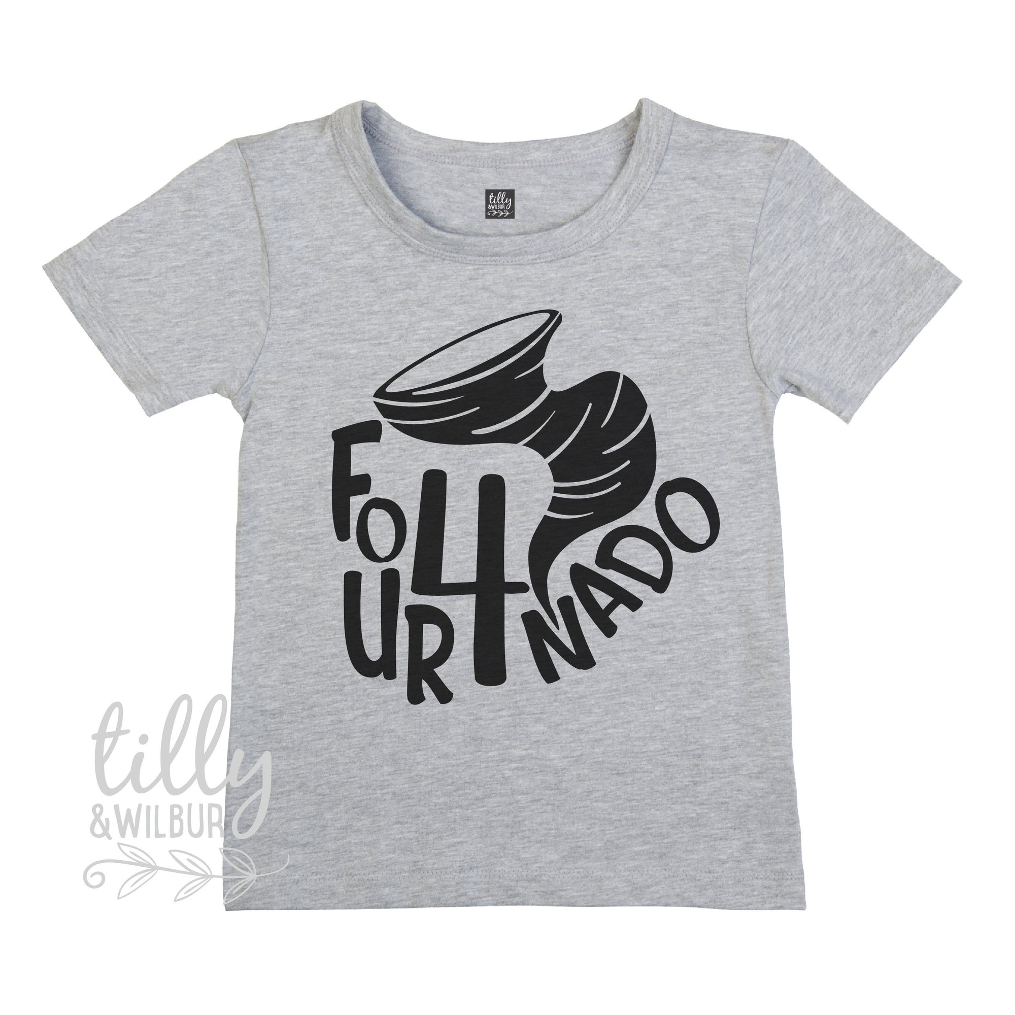 Fournado Birthday T-Shirt, Four Nado Birthday Shirt, 4th Birthday Gift, Four Birthday T-Shirt, 4th Birthday Tee, 4 Year Old Birthday Gift