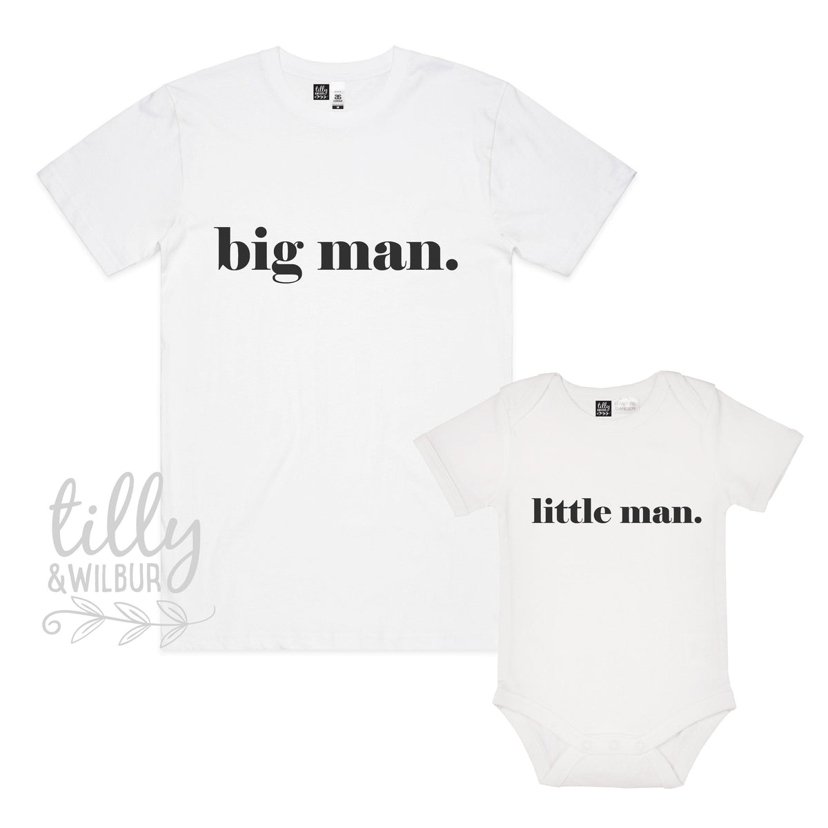 Big Man Little Man Father Son Matching Shirts, Matching Dad And Baby, Matching Dad And Kid, Father&amp;#39;s Day Gift, Newborn Gift, New Dad T-Shirt