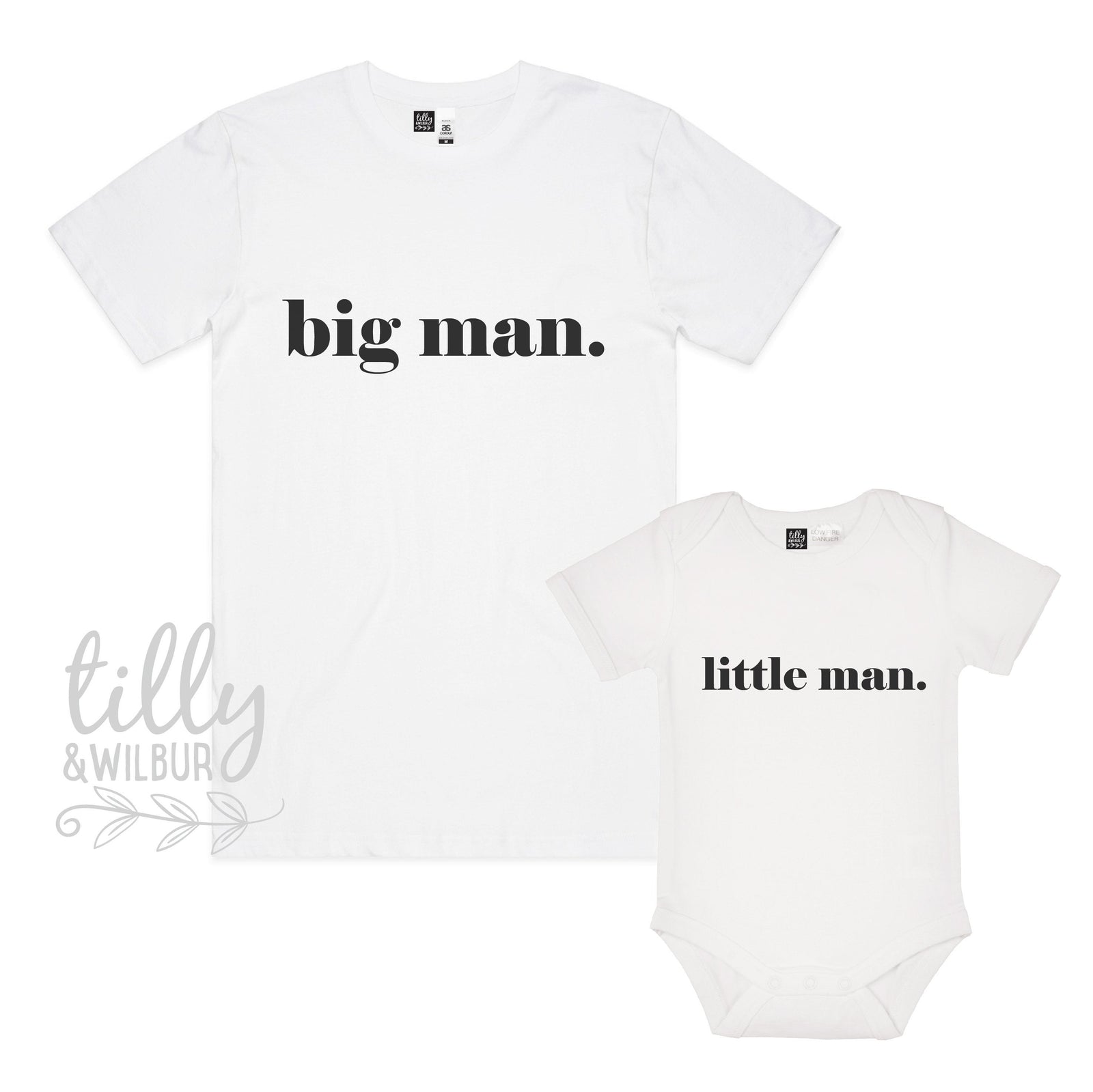 Big Man Little Man Father Son Matching Shirts, Matching Dad And Baby, Matching Dad And Kid, Father&#39;s Day Gift, Newborn Gift, New Dad T-Shirt