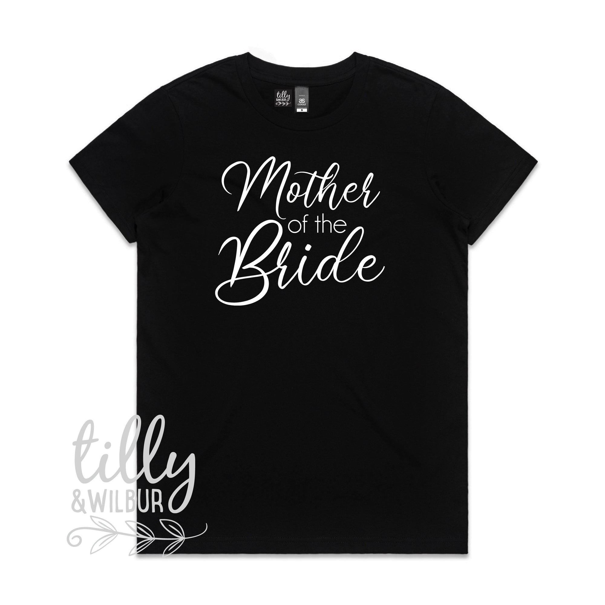 Mother of the Bride Women&#39;s T-Shirt, Wedding Gift, Wedding Party, His and Hers, Bride T-Shirt, Mother of the Bride T-Shirt, Bridal Party Tee