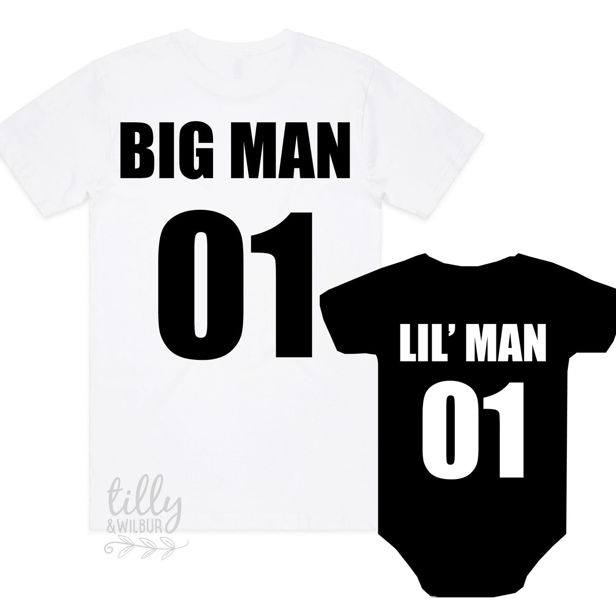 Big Man Lil&amp;#39; Man, Father Son Matching Shirts, Matching Dad Baby, Matchy Matchy, Sibling Set, Father&amp;#39;s Day Gift, Daddy Daughter, New Dad Gift