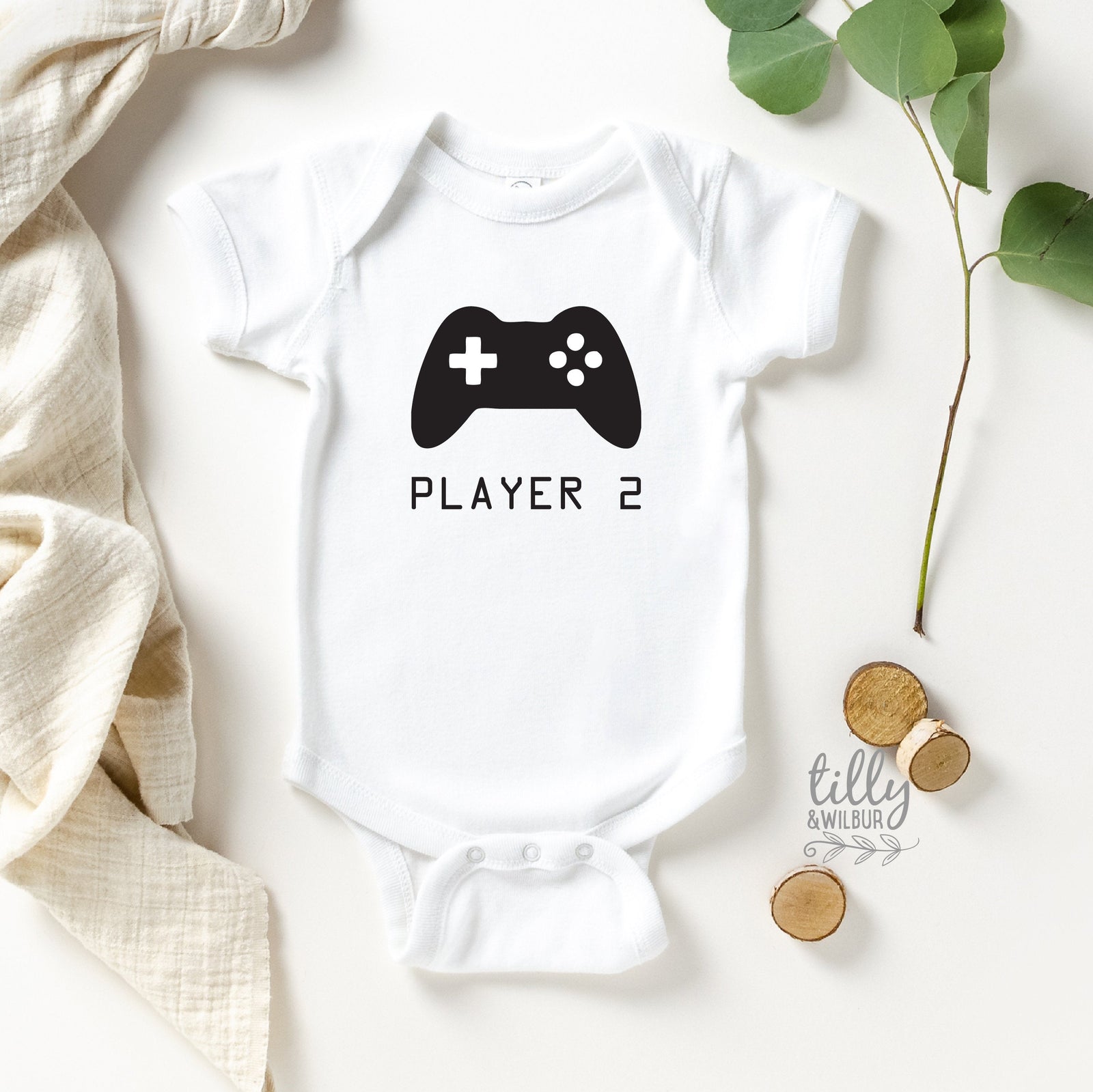 Player 2 T-Shirt, Player 1 Player 2, Father Son, Daddy Daughter, Matching Dad Baby, Sibling Set, Gaming, Father&#39;s Day Gift, Gamer Gift,