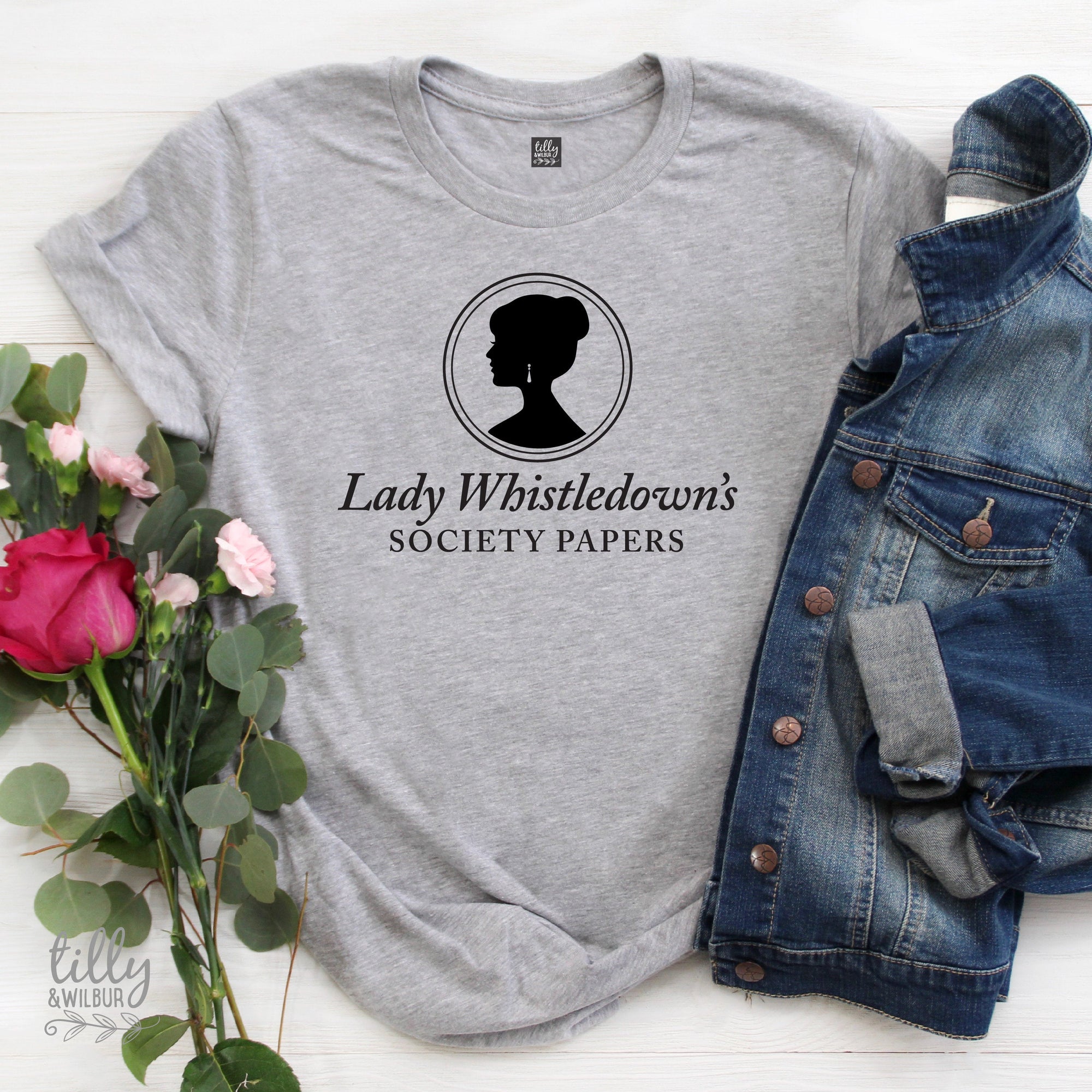 Bridgerton T-Shirt, Lady Whistledown&#39;s Society Papers T-Shirt, Anthony, Benedict, Colin, Daphne, Eloise, Francesca, Gregory, Hyacinth Shirt