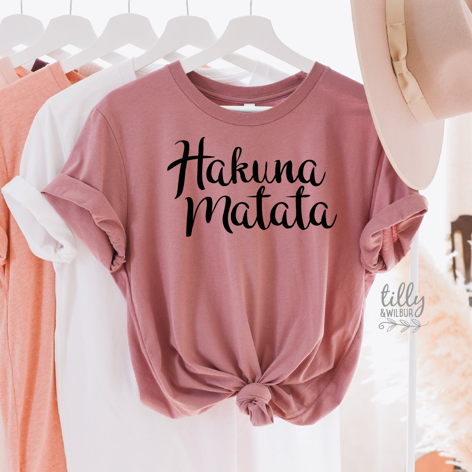 Hakuna Matata Women&#39;s T-Shirt, No Worries T-Shirt, Lion King Shirt, Inspirational Clothing, Inspirational Quotes, Kindness, Mother&#39;s Day