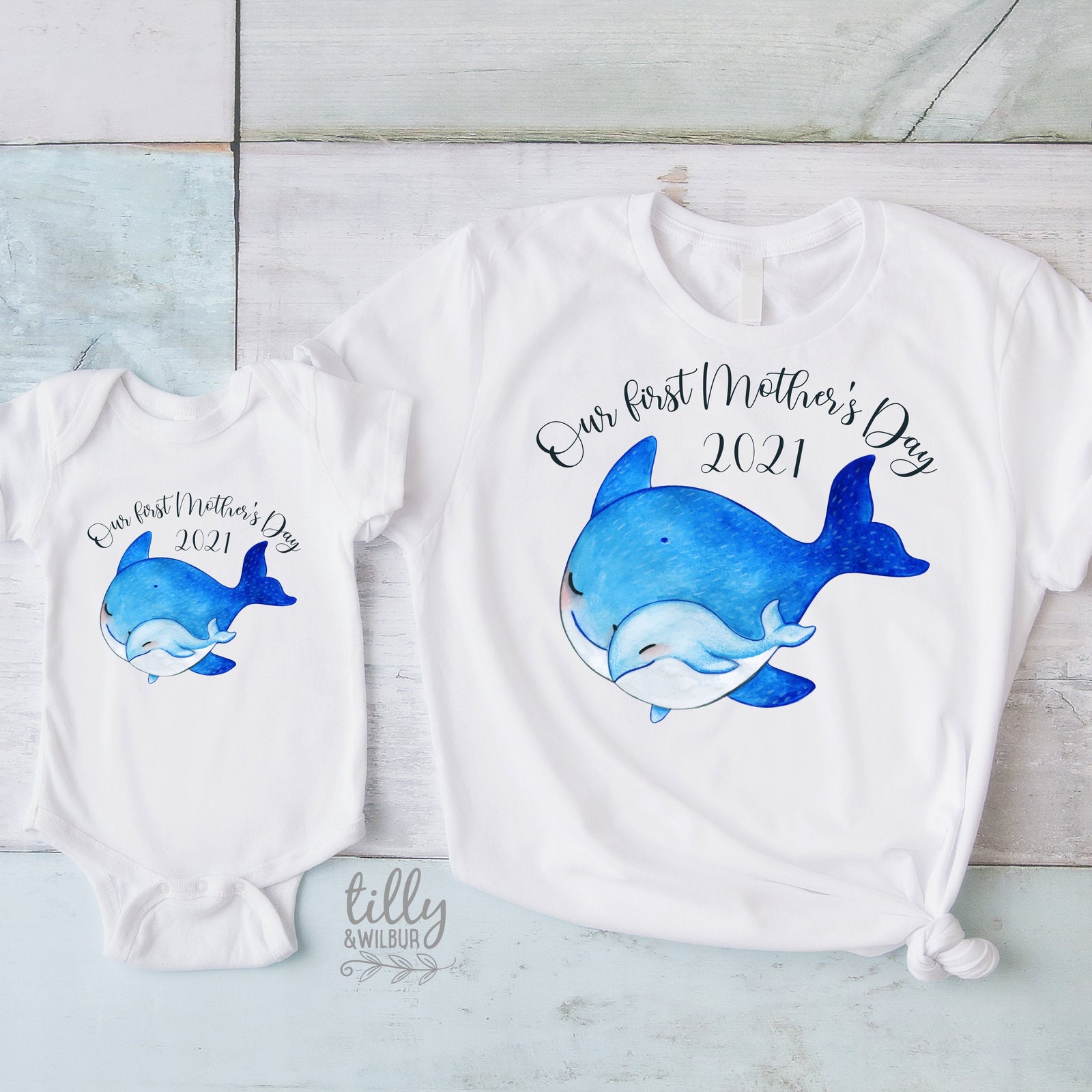 Our First Mother&#39;s Day 2021 Matching Outfits, Mother And Son Mother&#39;s Day T-Shirts, Mothers Day Gift, Mummy & Son Matching, 1st Mother&#39;s Day