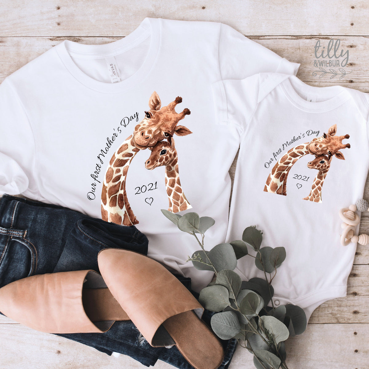 Our First Mother&amp;#39;s Day 2021 Matching Outfits, Mother And Baby Mother&amp;#39;s Day T-Shirts, Mothers Day Gift, Mummy &amp; Me Matching, 1st Mother&amp;#39;s Day