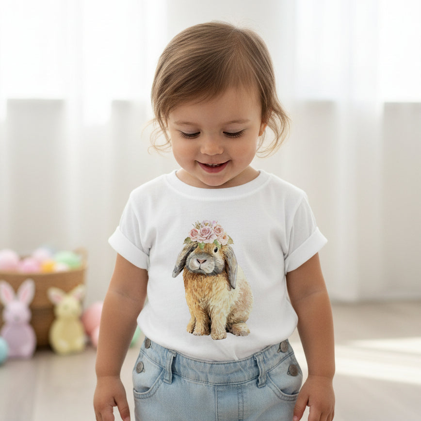 floral bunny easter shirt baby kids women cute bunny tee australia
