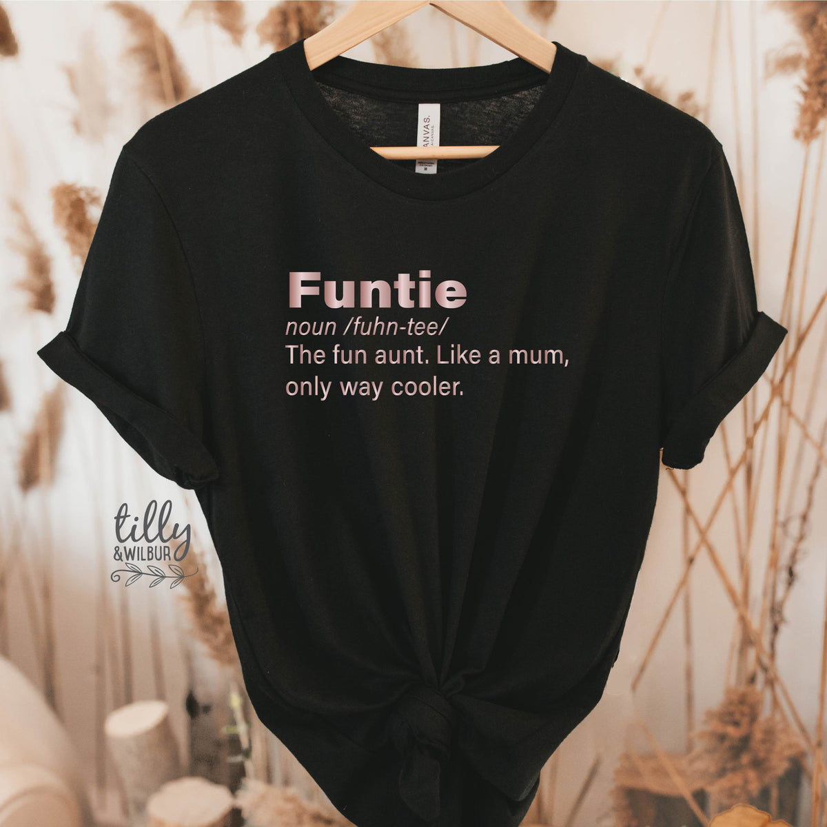 Funtie The Fun Aunt Like A Mum Only Way Cooler, Aunt T-Shirt, Auntie T-Shirt, Funny Aunt T-Shirt, Funny Auntie Shirt, Niece Nephew, Fun Aunt
