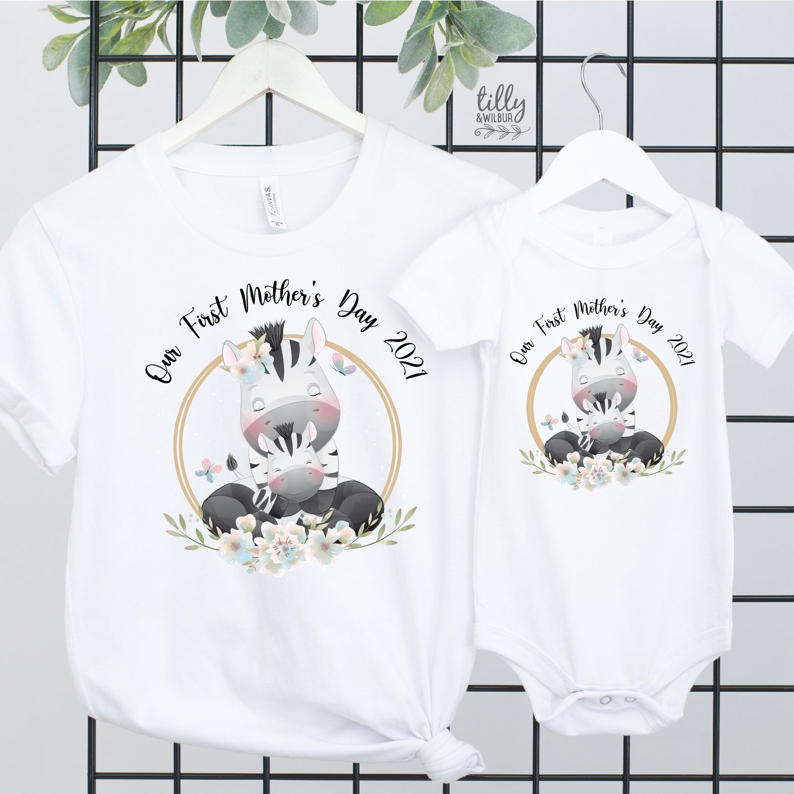 Our First Mother&#39;s Day 2021 Matching Outfits, Mother And Baby Mother&#39;s Day T-Shirts, Mothers Day Gift, Mummy & Me Matching, 1st Mother&#39;s Day