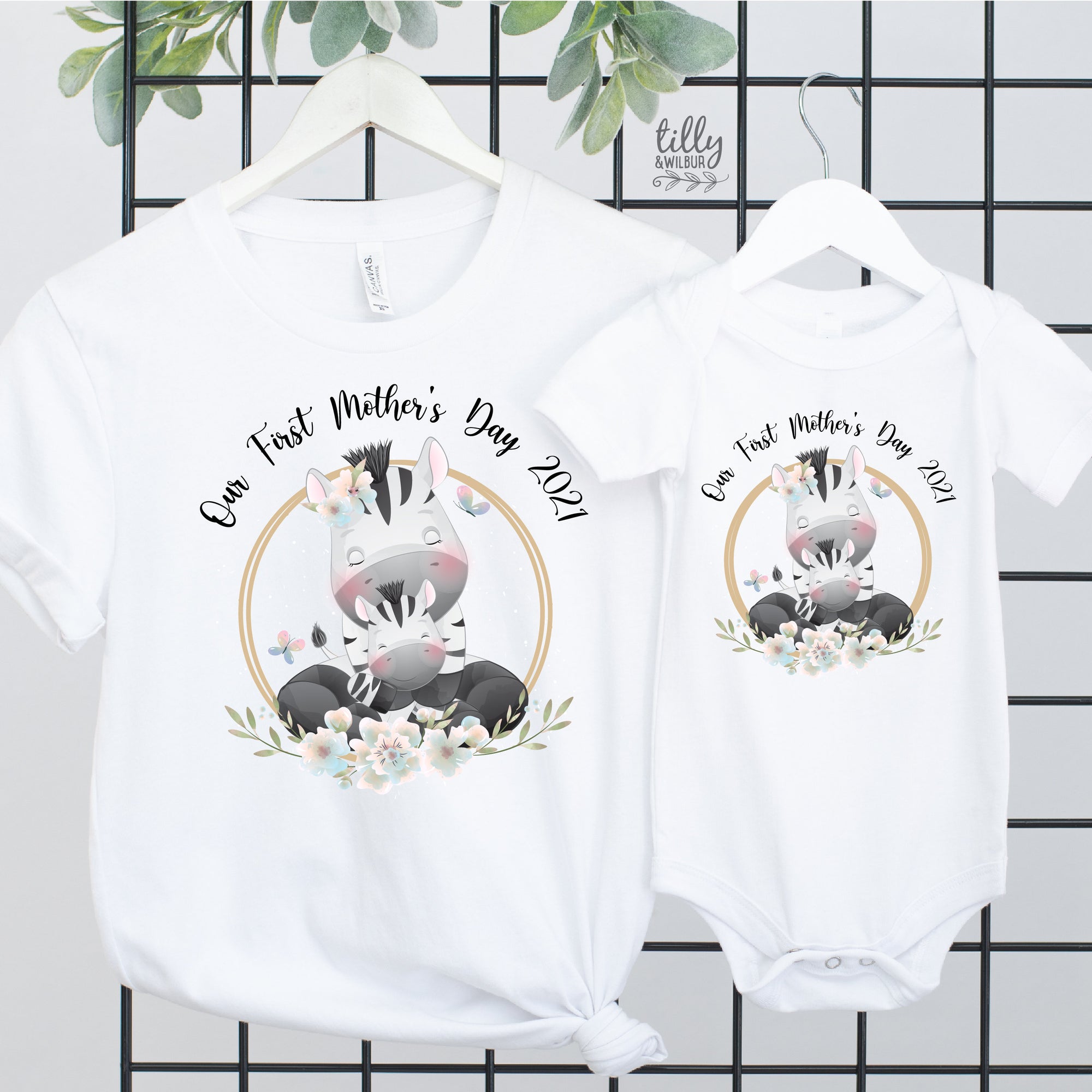 Our First Mother&#39;s Day 2021 Matching Outfits, Mother And Baby Mother&#39;s Day T-Shirts, Mothers Day Gift, Mummy & Me Matching, 1st Mother&#39;s Day