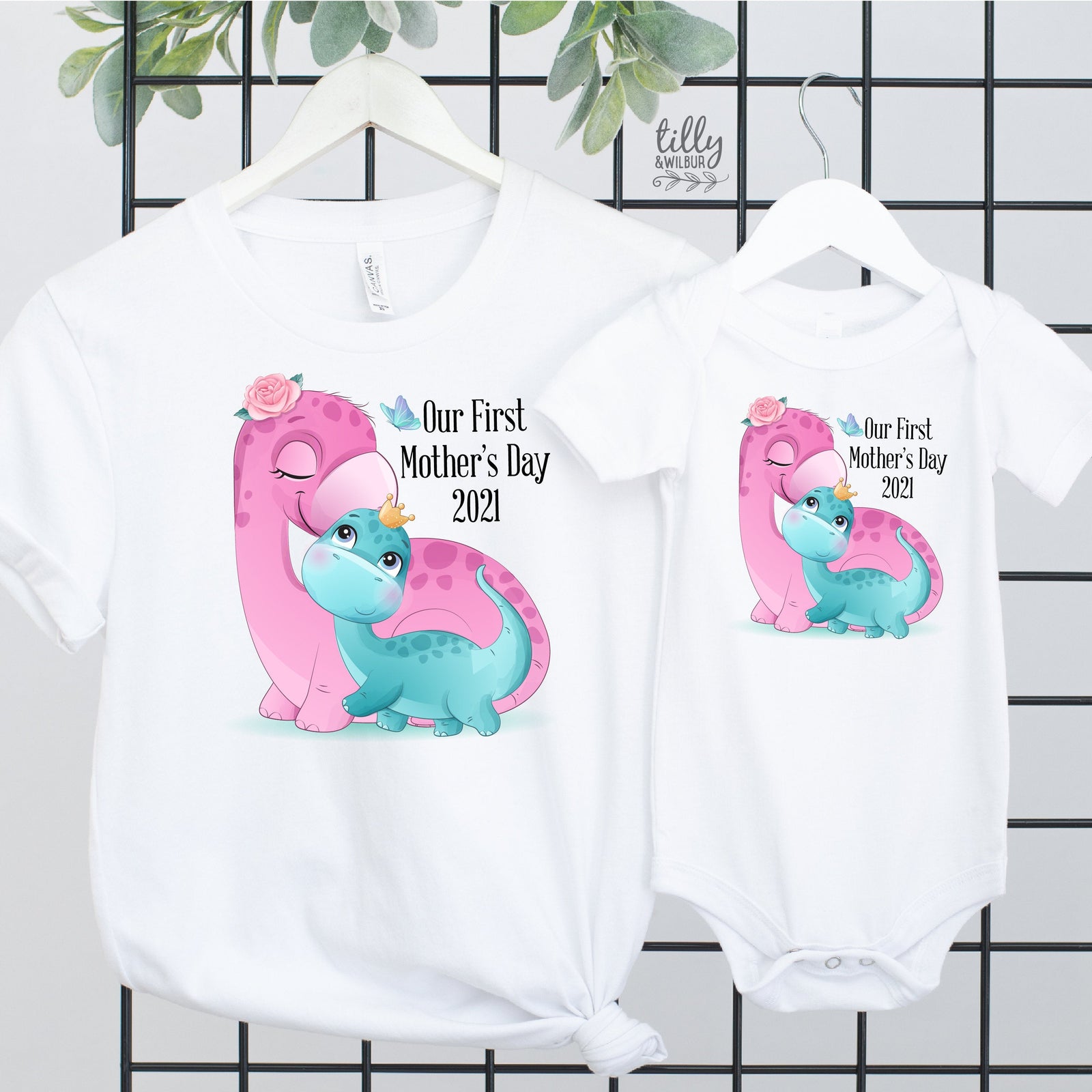 Our First Mother&#39;s Day 2021 Matching Outfits, Mother And Baby Mother&#39;s Day T-Shirts, Mothers Day Gift, Mummy & Me Matching, 1st Mother&#39;s Day