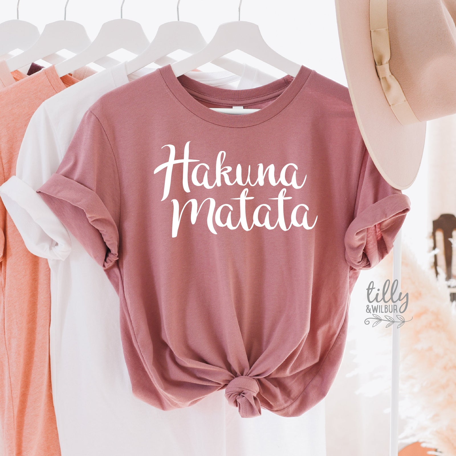 Hakuna Matata Women&#39;s T-Shirt, No Worries T-Shirt, Lion King Shirt, Inspirational Clothing, Inspirational Quotes, Kindness, Mother&#39;s Day