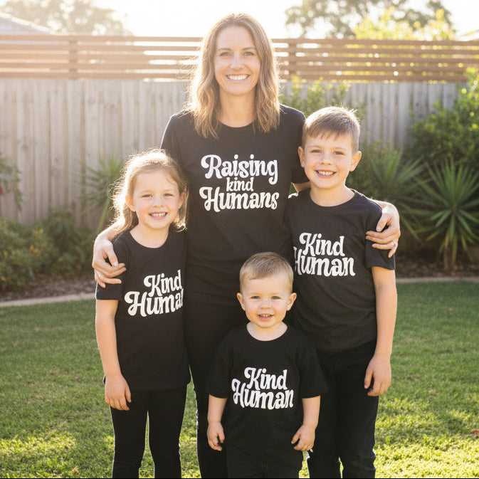 Raising Kind Humans T-Shirt, Kind Human T-Shirt, Raise Them Kind T-shirt, Mum T-Shirt, Raising Wildflowers, Kindness Shirt, Be Kind T-Shirt