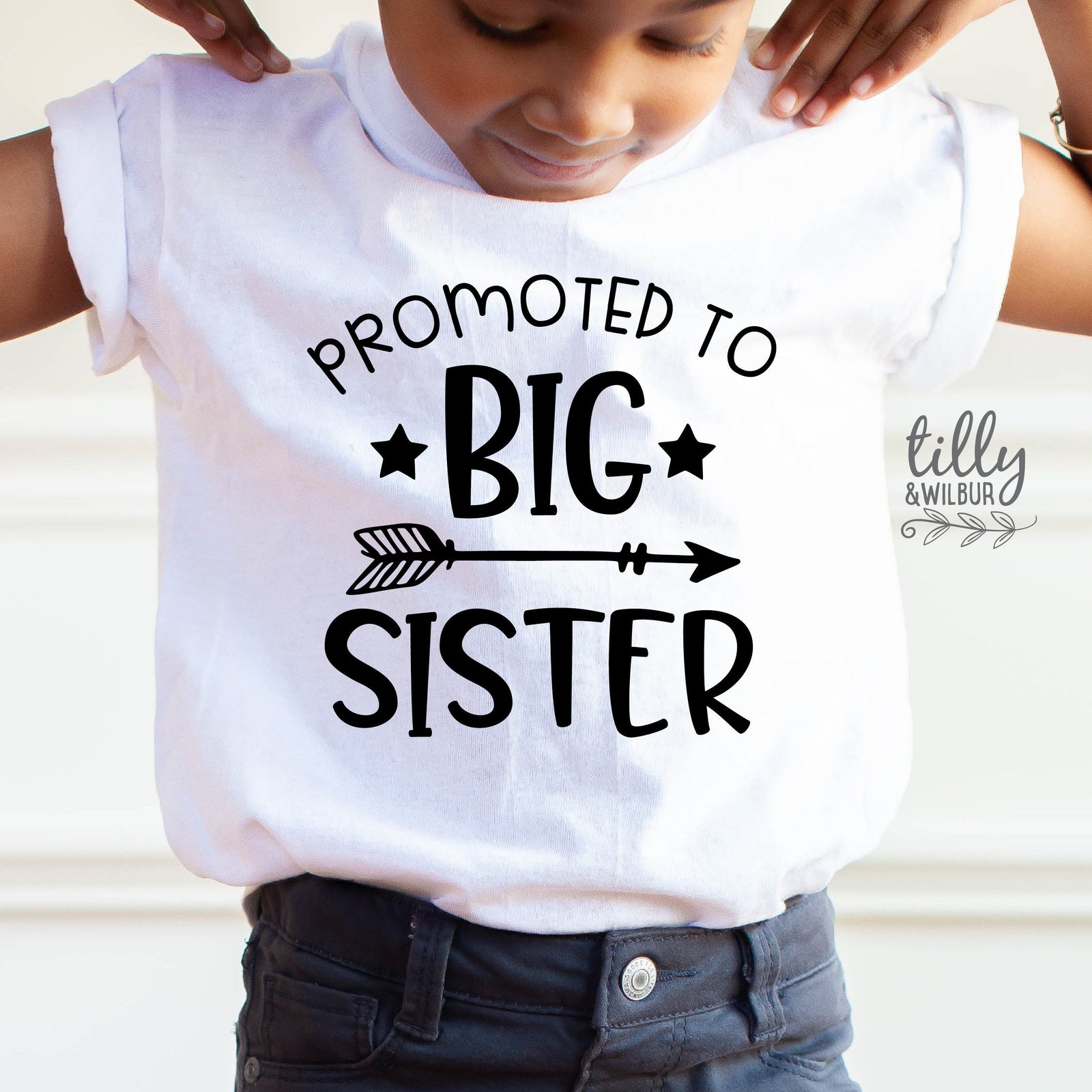 Promoted To Big Sister T-Shirt, Big Sis T-Shirt,  Big Sister Gift, Pregnancy Announcement Shirt, I'm Going To Be A Big Sister T-Shirt, Sis