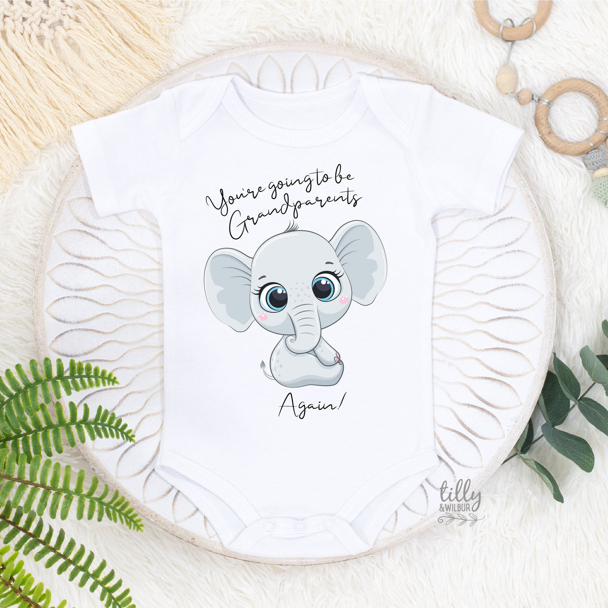 You&amp;#39;re Going To Be Grandparents Again! Hello Grandma &amp; Grandpa, Pregnancy Announcement Bodysuit, Grandbaby Reveal, New Grandchild Arriving